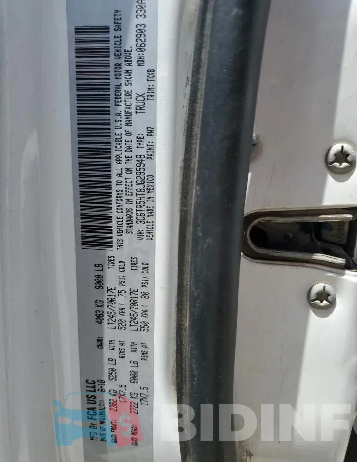 3C6TR5HT8JG295948 Photo# 12