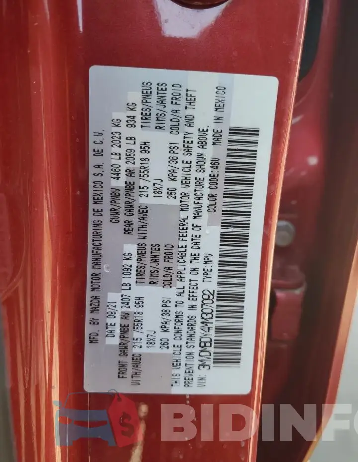 3MVDMBDY4MM307092 Photo# 12