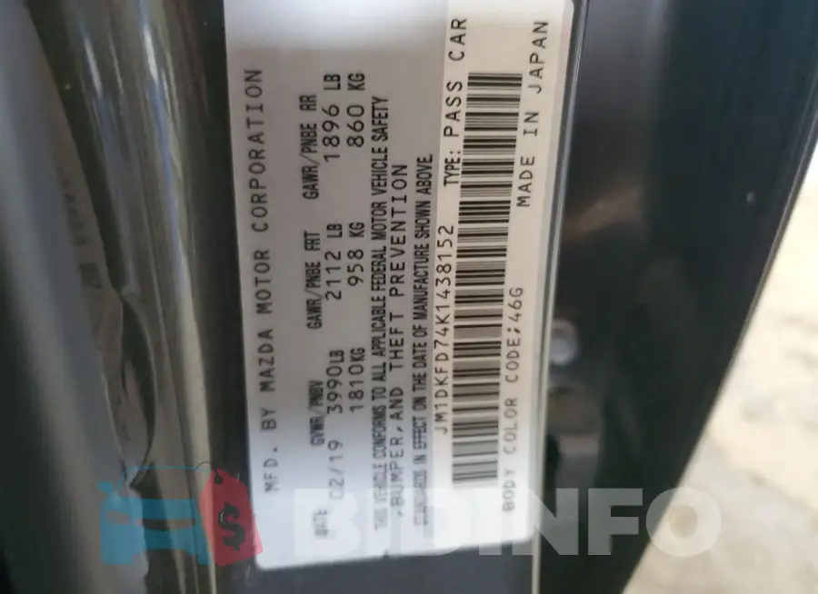 JM1DKFD74K1438152 Photo# 13