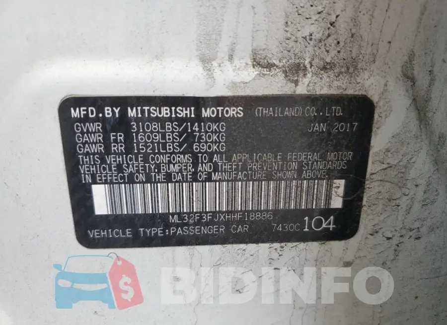 ML32F3FJXHHF18886 Photo# 12