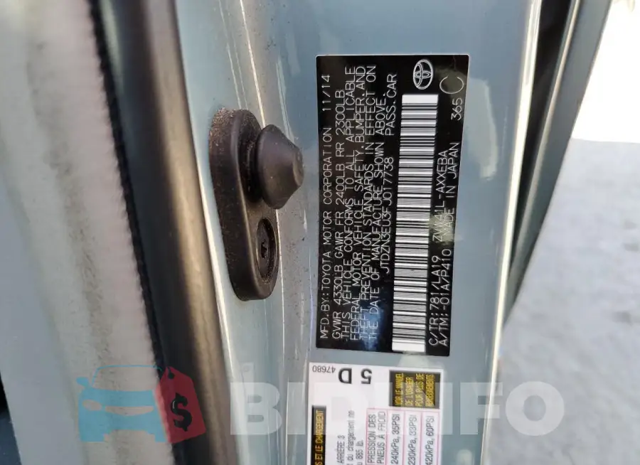 JTDZN3EU3FJ017738 Photo# 12