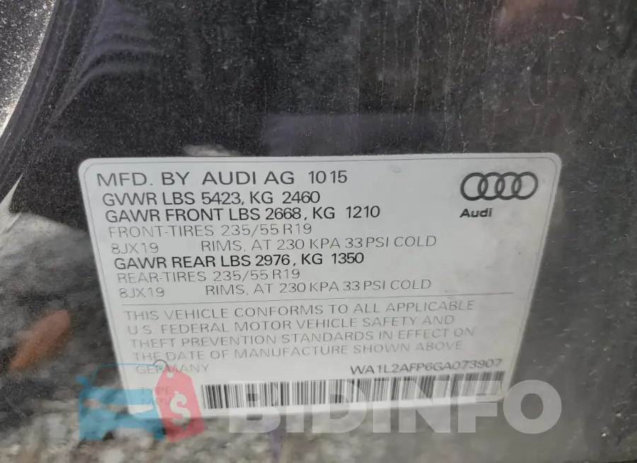 WA1L2AFP6GA073907 Photo# 12