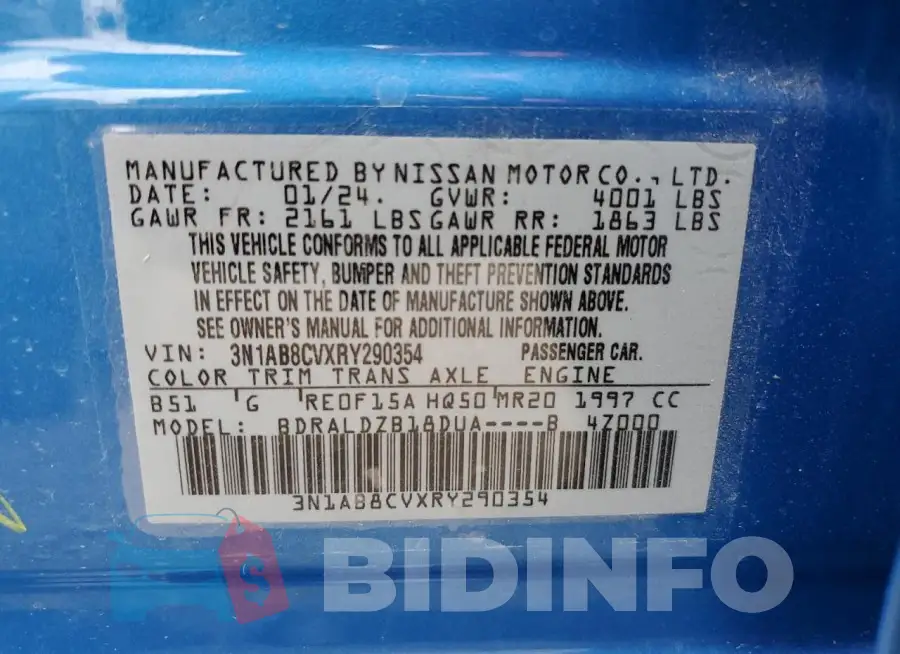 3N1AB8CVXRY290354 Photo# 12