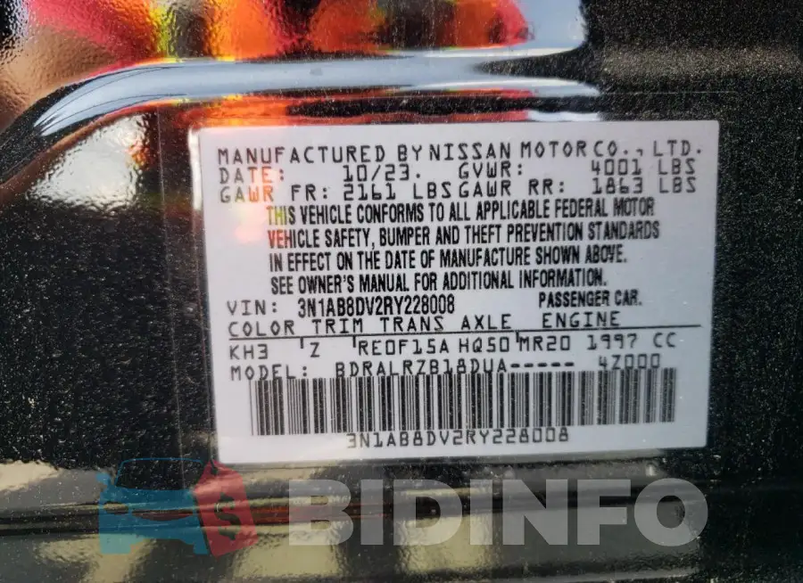 3N1AB8DV2RY228008 Photo# 13