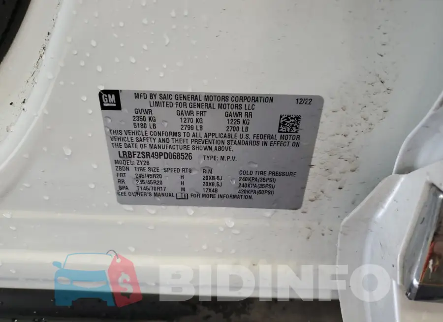 LRBFZSR49PD068526 Photo# 13
