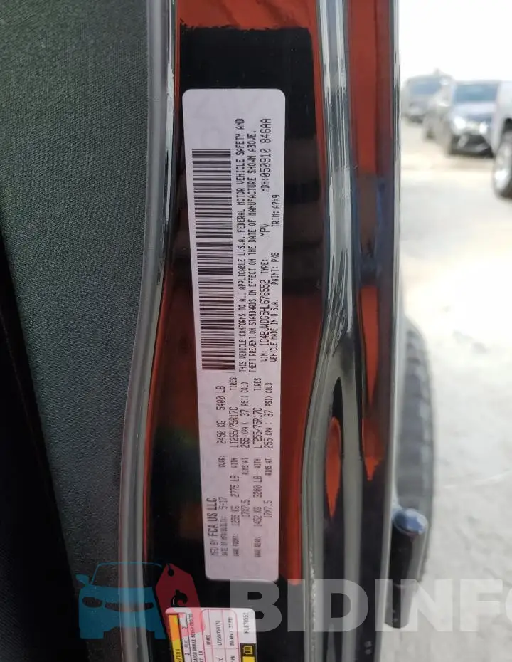 1C4BJWDG5HL676552 Photo# 13