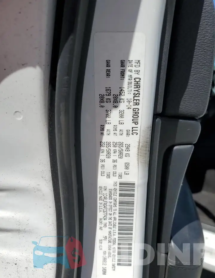 1C4RJFAG4FC677434 Photo# 12