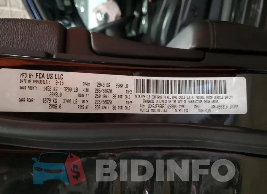 1C4RJFAG6FC128804 Photo# 13