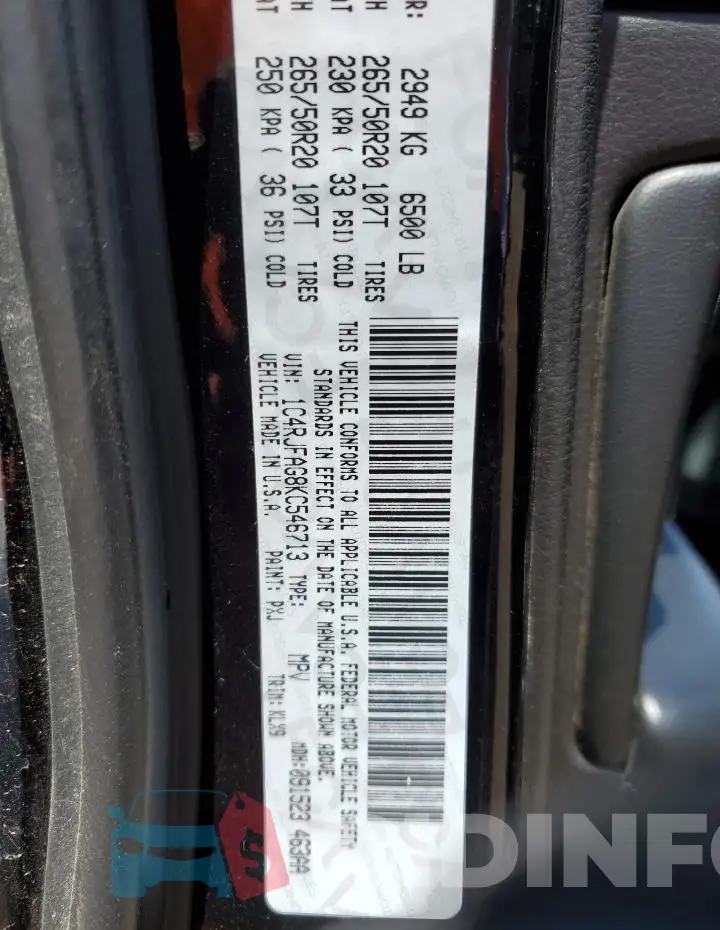 1C4RJFAG8KC546713 Photo# 14