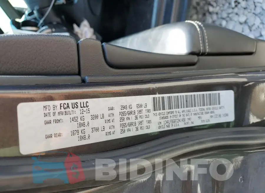 1C4RJFBG6FC241456 Photo# 13