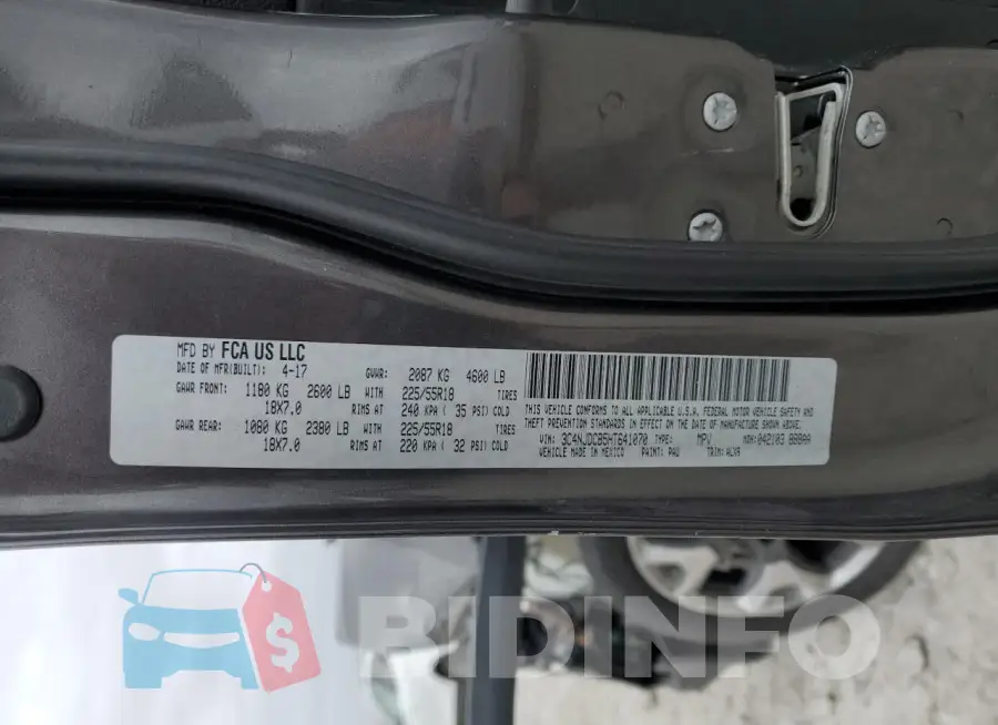 3C4NJDCB5HT641070 Photo# 12