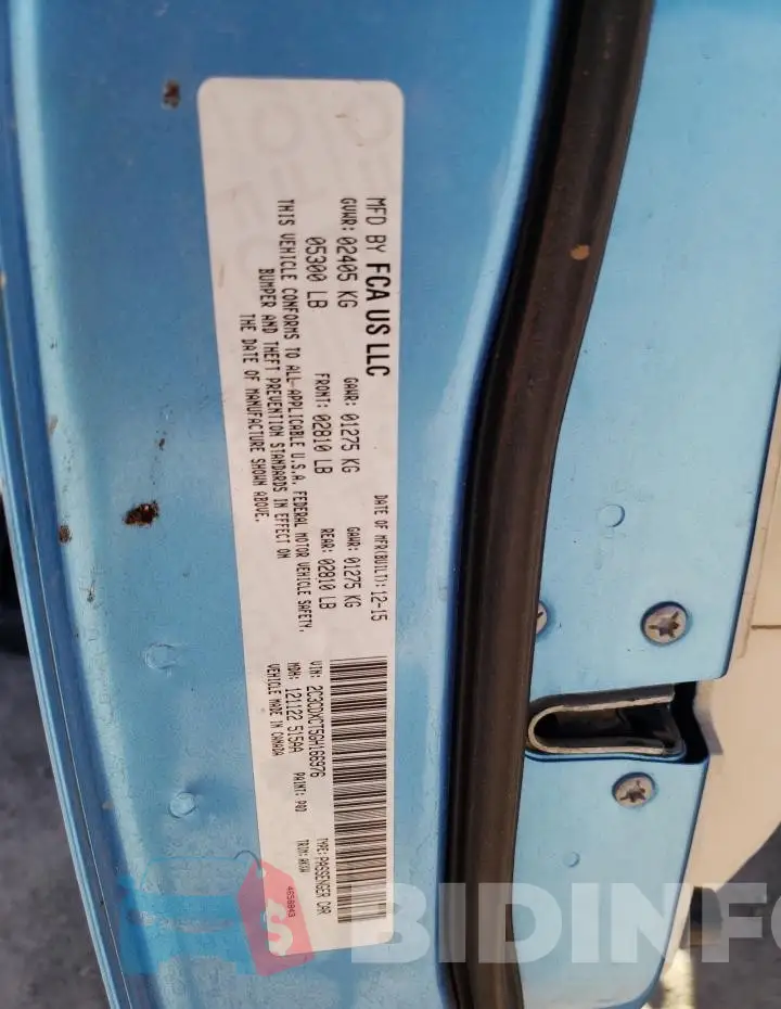 2C3CDXCT5GH166976 Photo# 13