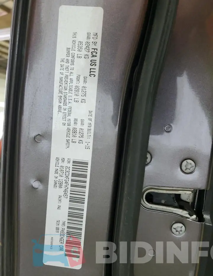 2C3CDXFG4FH746457 Photo# 12