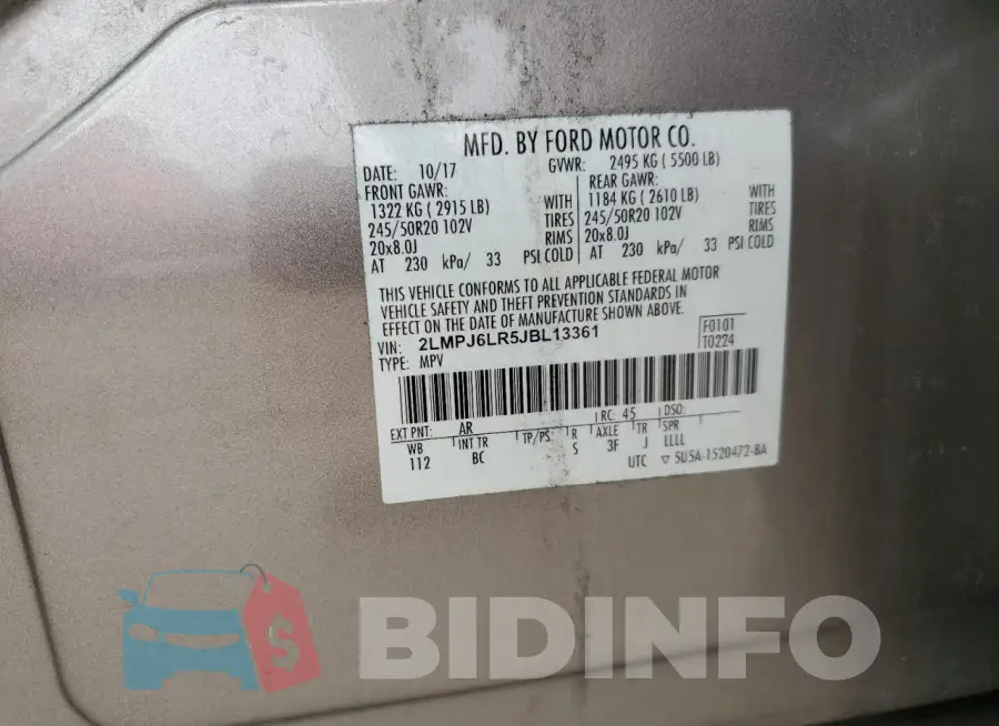 2LMPJ6LR5JBL13361 Photo# 13
