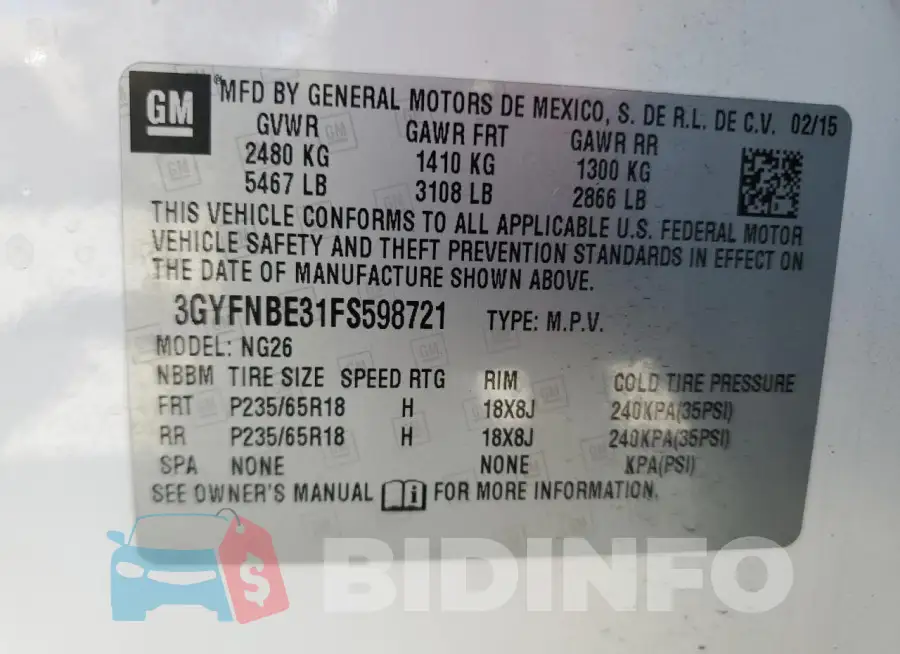 3GYFNBE31FS598721 Photo# 13