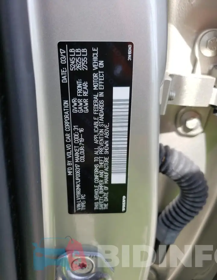 LVY982MK1JP006317 Photo# 12