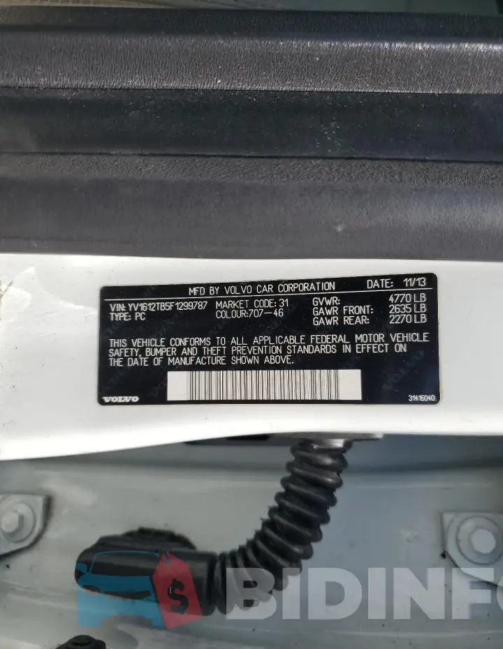 YV1612TB5F1299787 Photo# 12