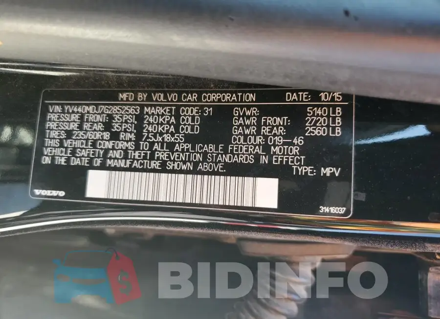 YV440MDJ7G2852563 Photo# 13