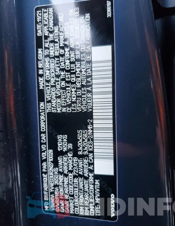 YV4ED3UR2N2710028 Photo# 13