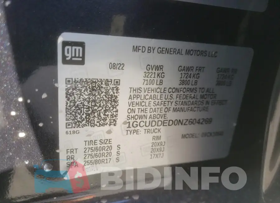 1GCUDDED0NZ604269 Photo# 12