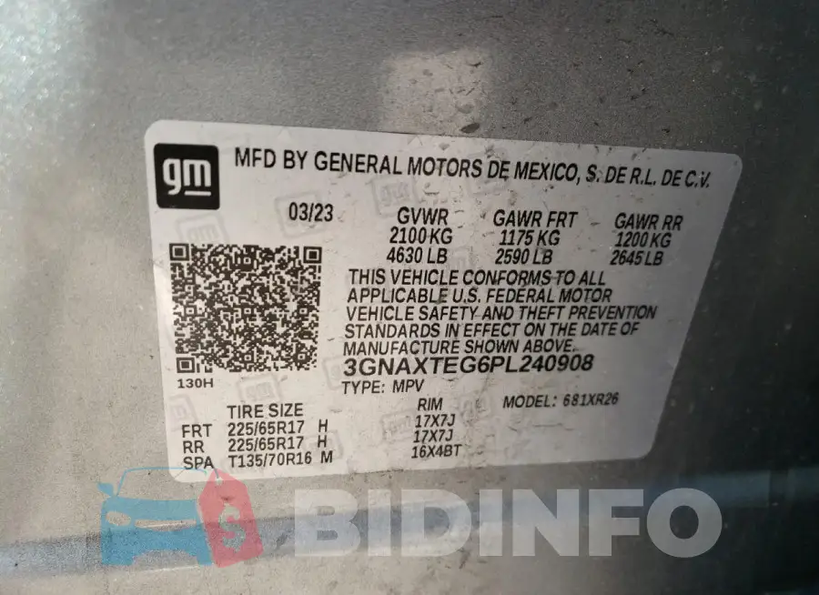 3GNAXTEG6PL240908 Photo# 13