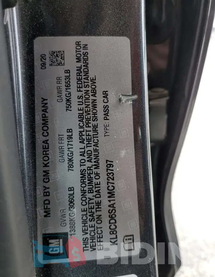 KL8CD6SA1MC723797 Photo# 13