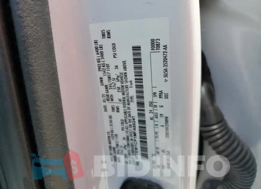 1FTEW1CP1MFA88241 Photo# 13