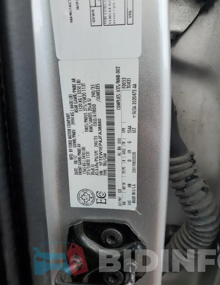 1FTEW1EP4JFA38880 Photo# 12
