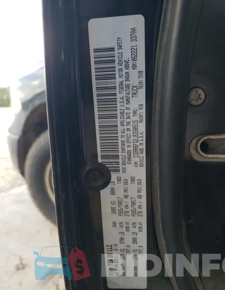 1C6RR6FG2JS330515 Photo# 12