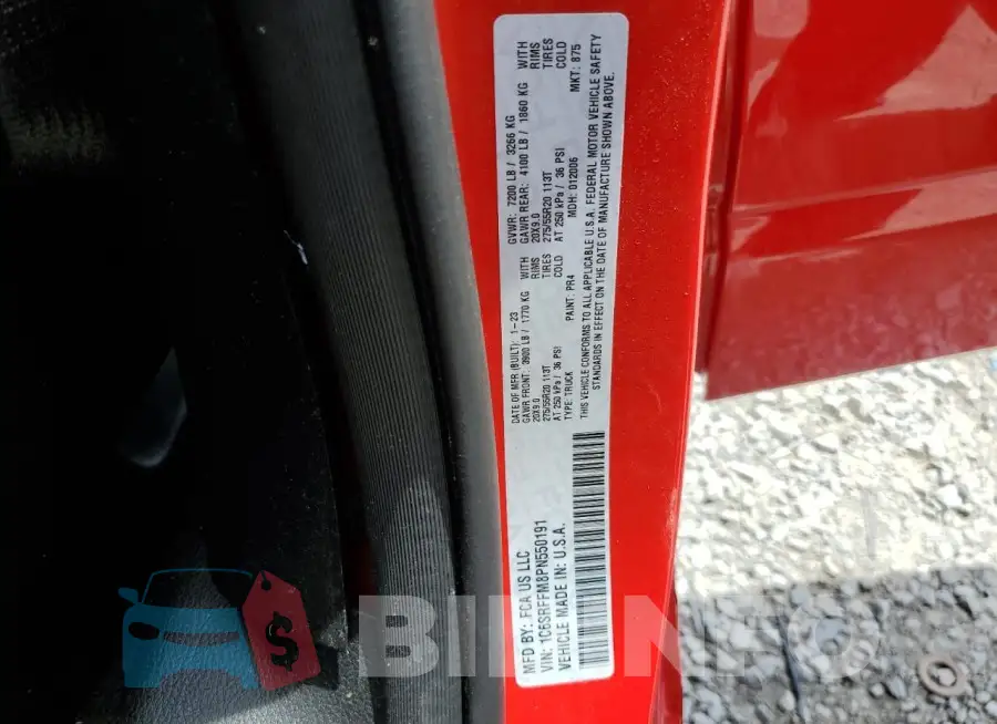1C6SRFFM8PN550191 Photo# 12