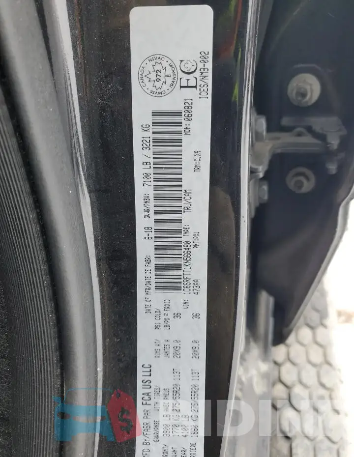 1C6SRFTT1KN566480 Photo# 12