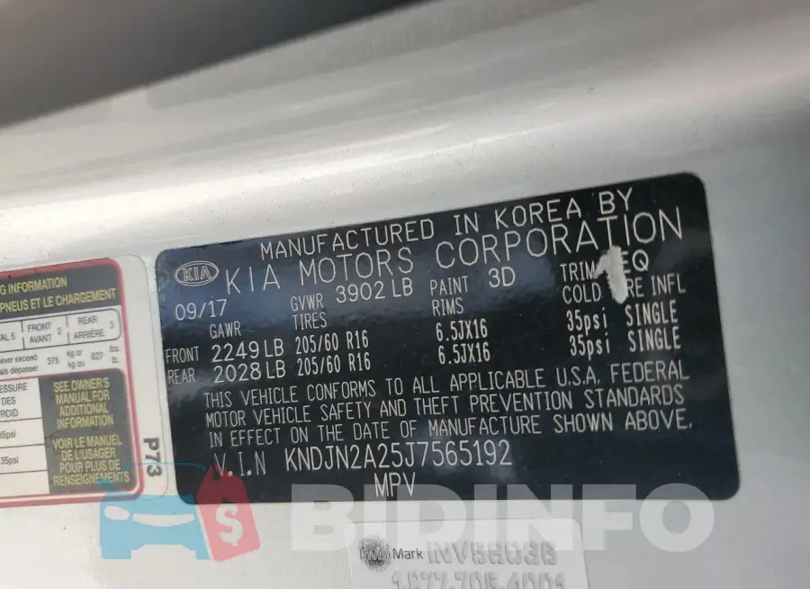 KNDJN2A25J7565192 Photo# 12