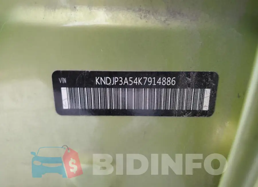 KNDJP3A54K7914886 Photo# 14
