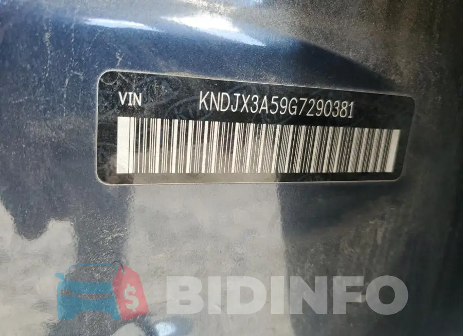KNDJX3A59G7290381 Photo# 12