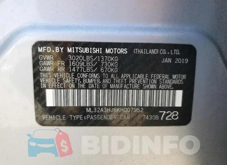 ML32A3HJ6KH007952 Photo# 12