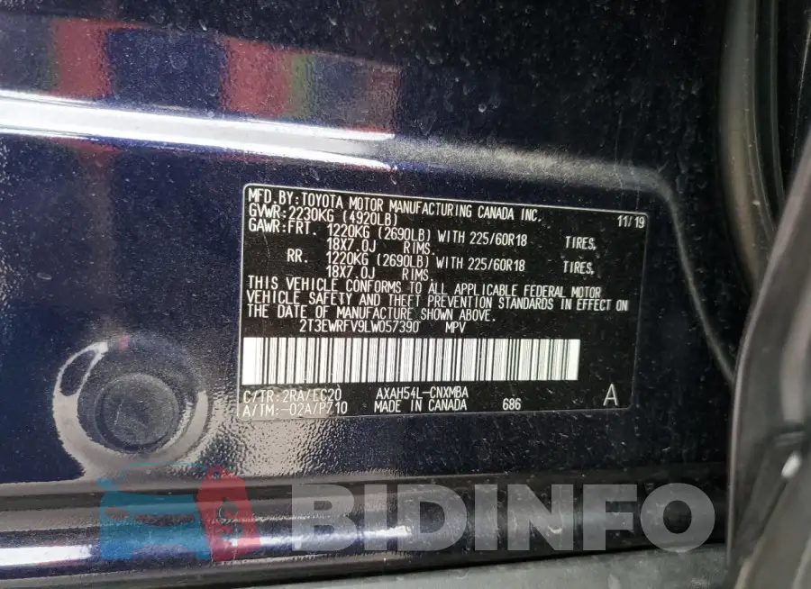 2T3EWRFV9LW057390 Photo# 13