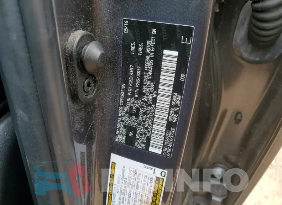 JTEZU5JR9G5131054 Photo# 13