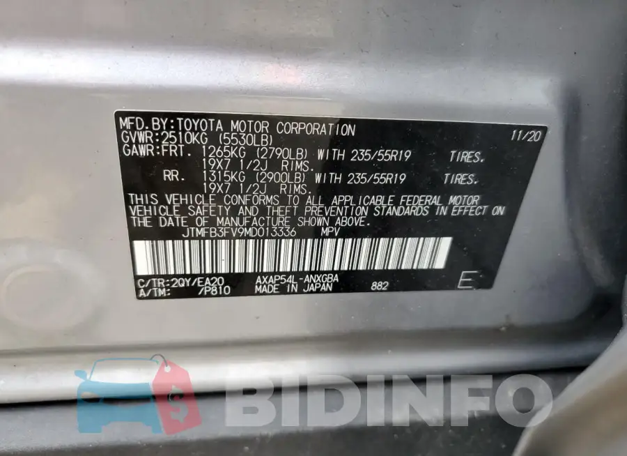 JTMFB3FV9MD013336 Photo# 13