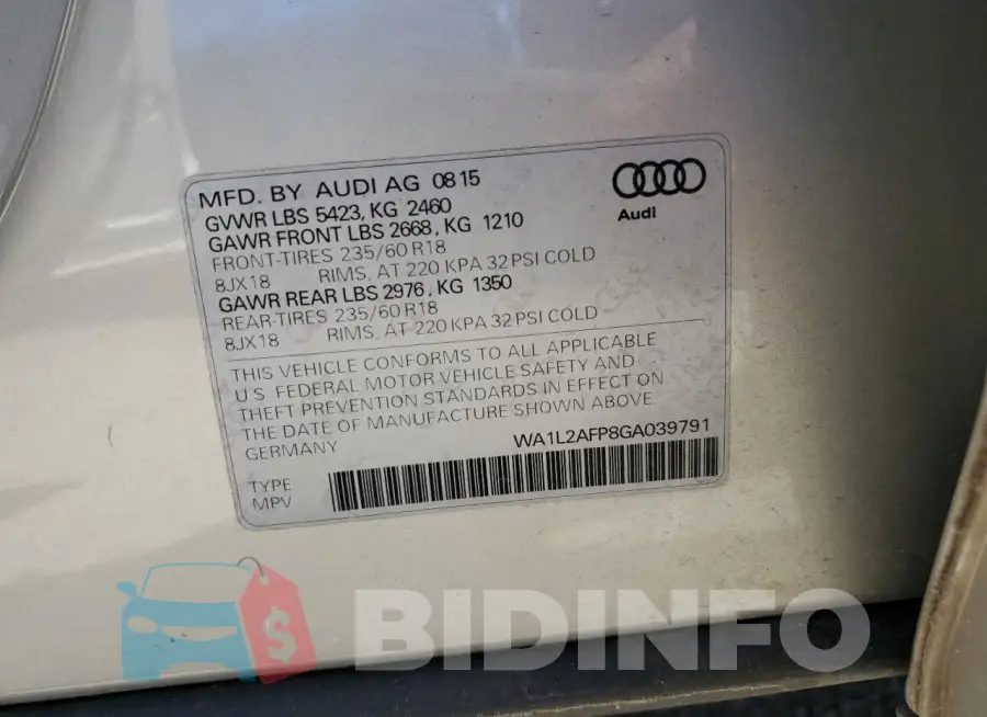 WA1L2AFP8GA039791 Photo# 13