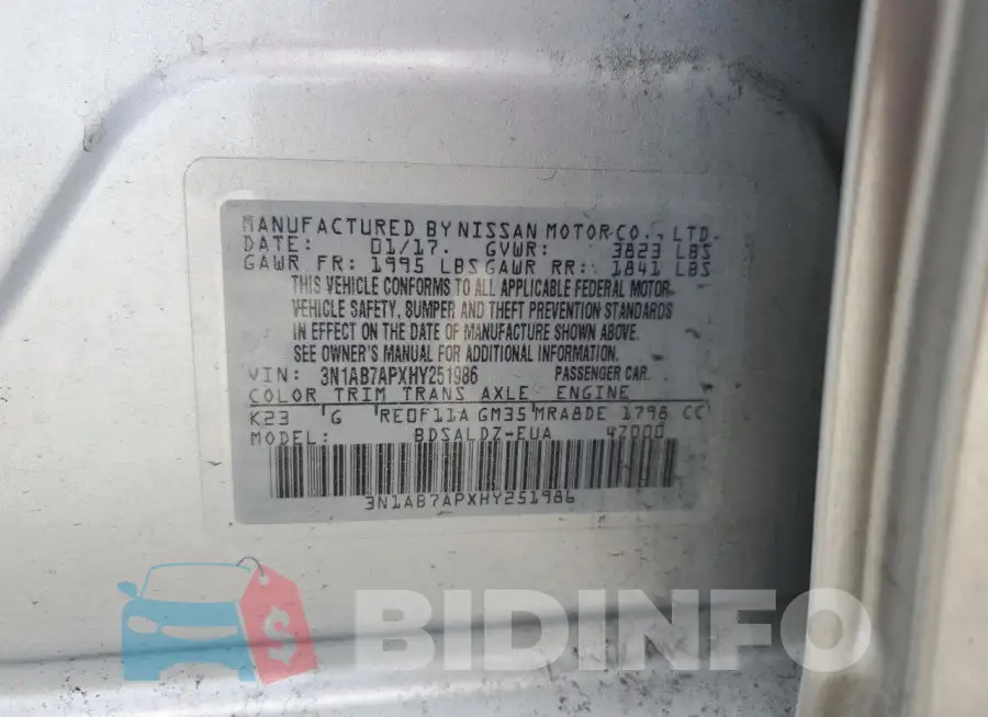 3N1AB7APXHY251986 Photo# 12