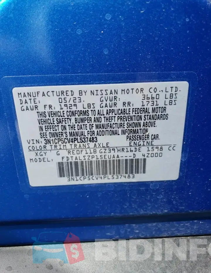 3N1CP5CV4PL537483 Photo# 12