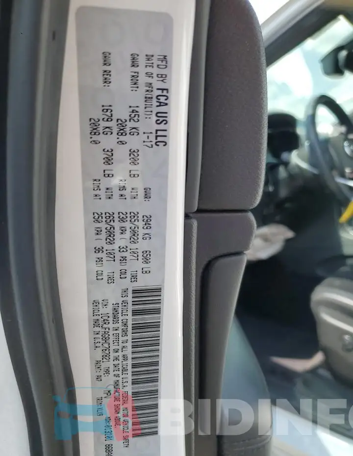 1C4RJFAG8HC767821 Photo# 13