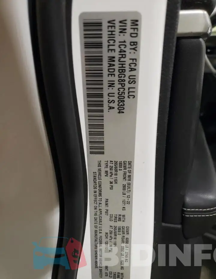1C4RJHBG8PC508304 Photo# 13