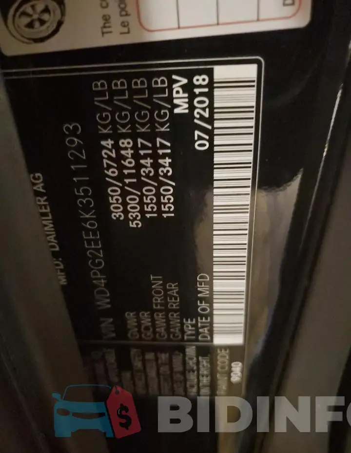 WD4PG2EE6K3511293 Photo# 12