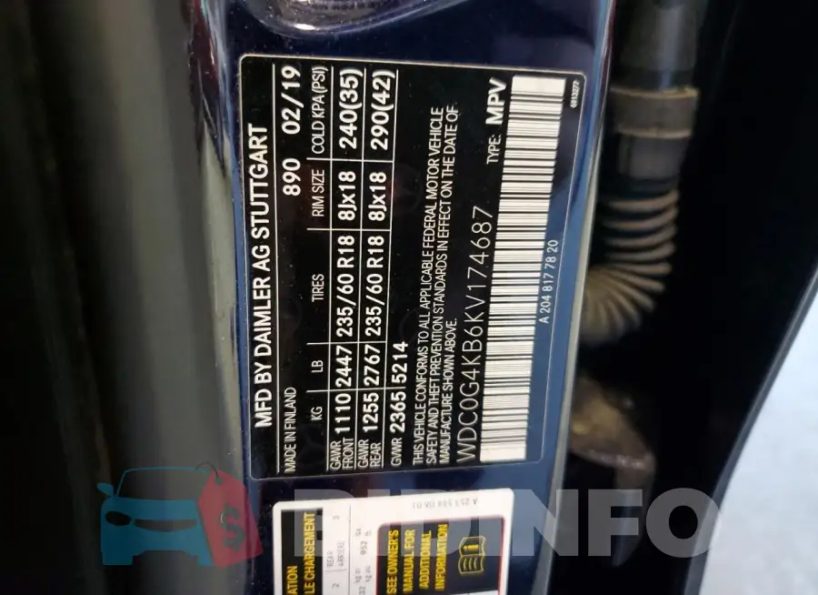 WDC0G4KB6KV174687 Photo# 14