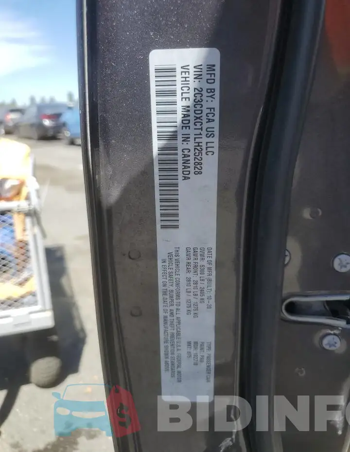 2C3CDXCT1LH252828 Photo# 12