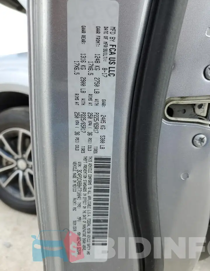 3C4PDCAB8HT710041 Photo# 13