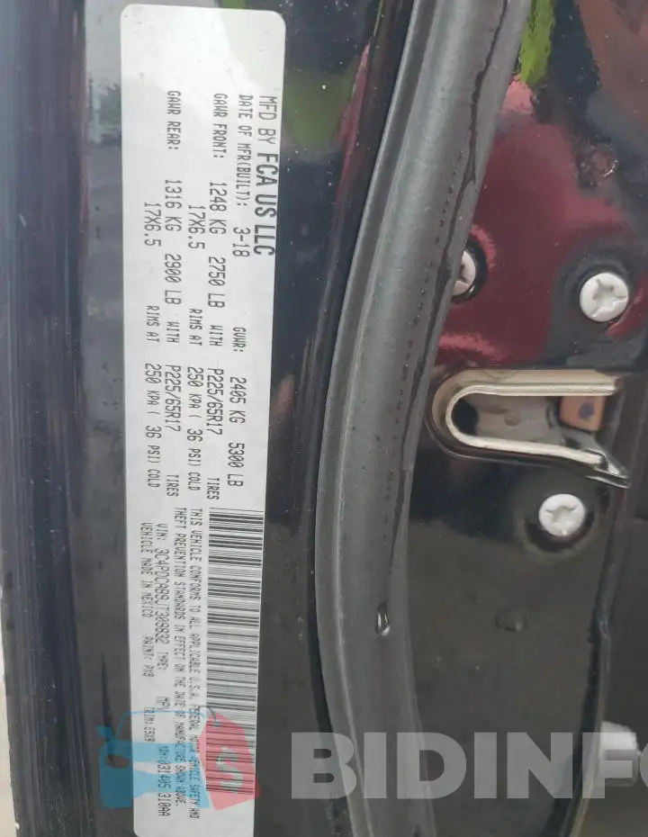 3C4PDCAB9JT309832 Photo# 14