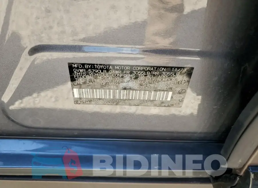 JTHDL1EF9F5007132 Photo# 12