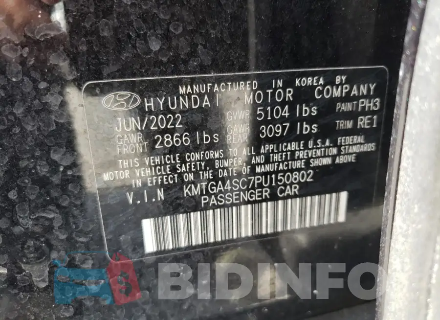 KMTGA4SC7PU150802 Photo# 13